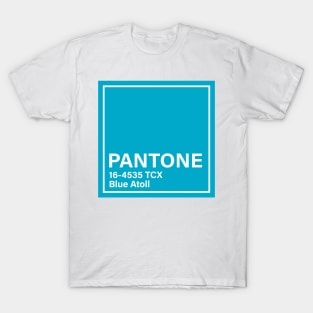 pantone 16-4535 TCX Blue Atoll T-Shirt